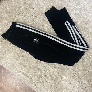 Adidas velvet leggings pants